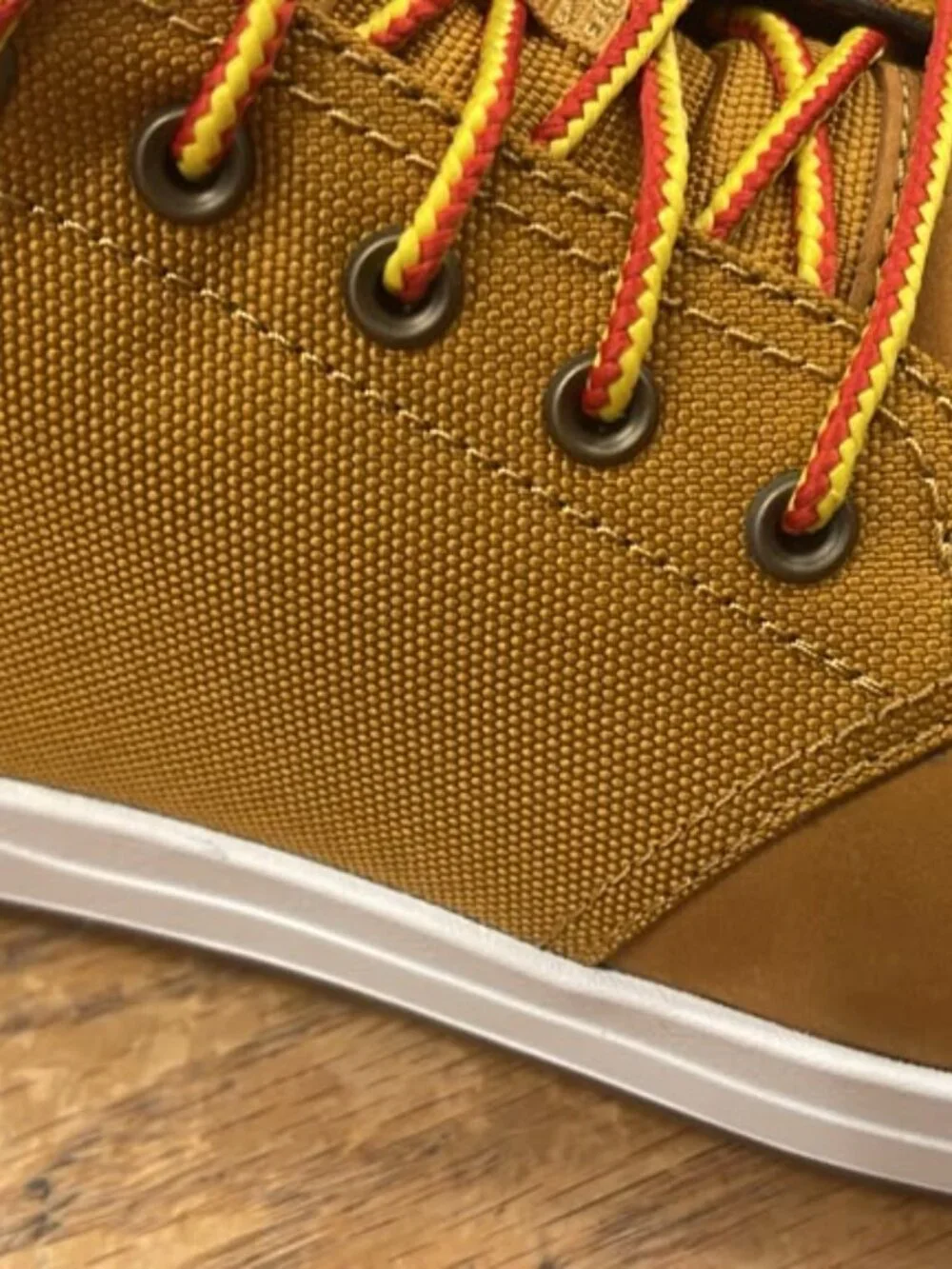 TIMBERLAND MEN'S DAVIS SQUARE MID LACE SNEAKER WHEAT 1A10I3-231 ALL SIZES